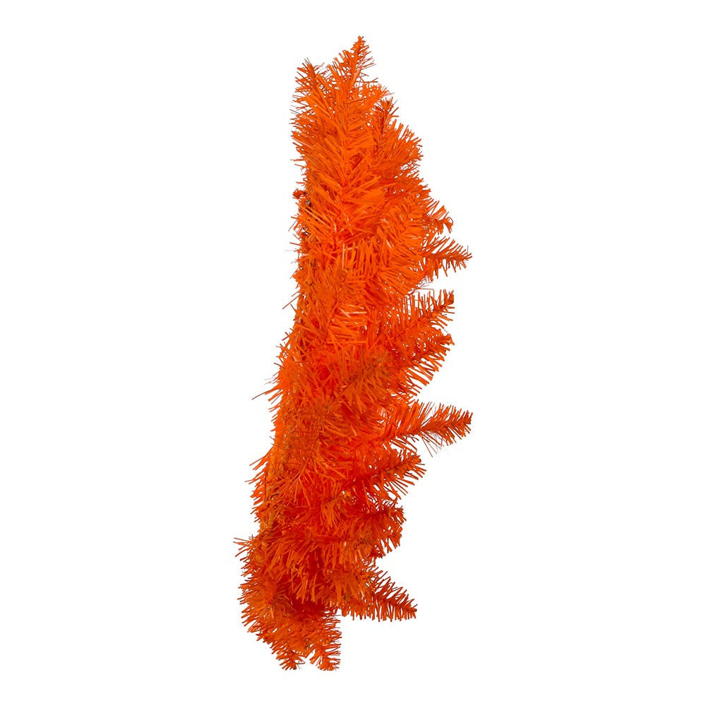 18" Un-Lit Orange Wreath
