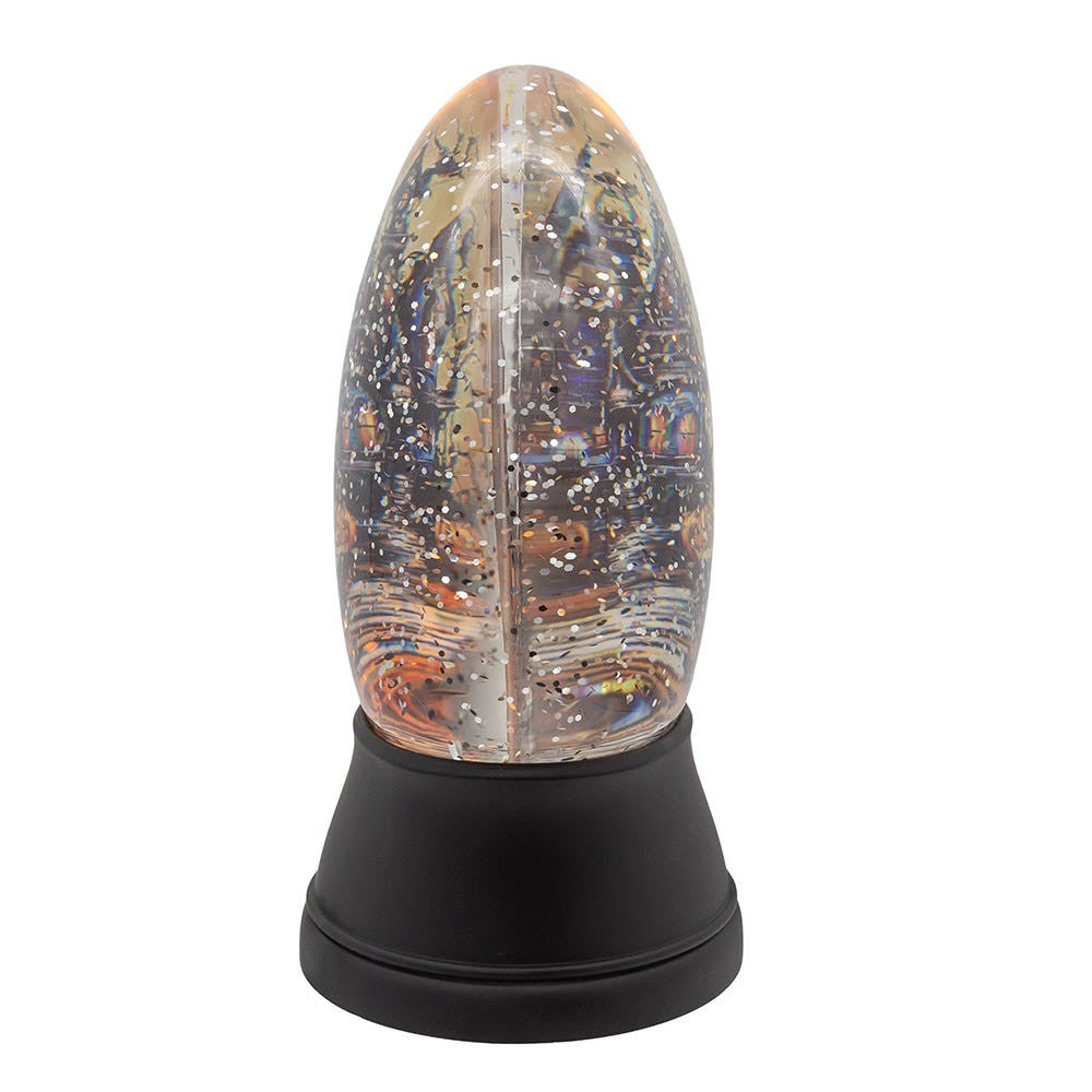 6.5" Battery Operated USB Halloween LED Lighted Village Scene Water Lantern