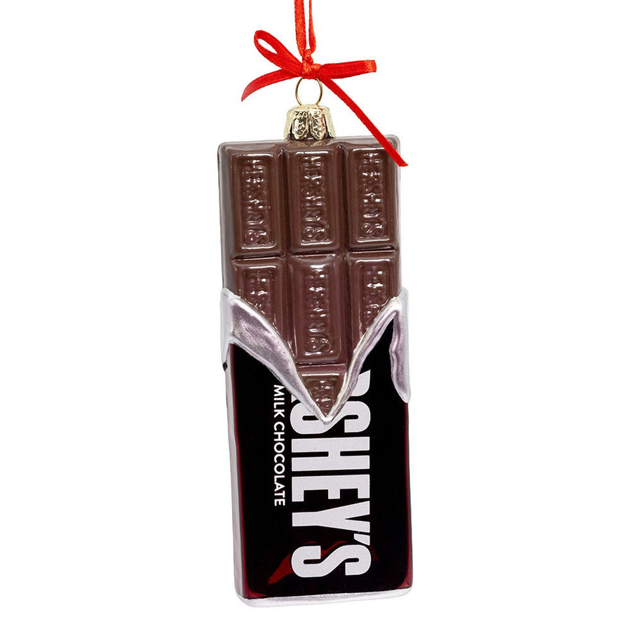 Hershey's™ Glass Chocolate Bar Ornament