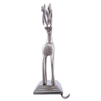 Silver Reindeer Stocking Hanger