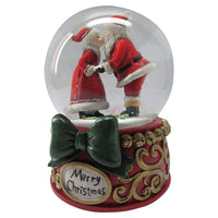 100MM Musical Mr. and Mrs. Claus Water Globe
