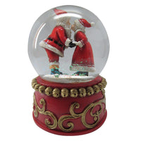 100MM Musical Mr. and Mrs. Claus Water Globe
