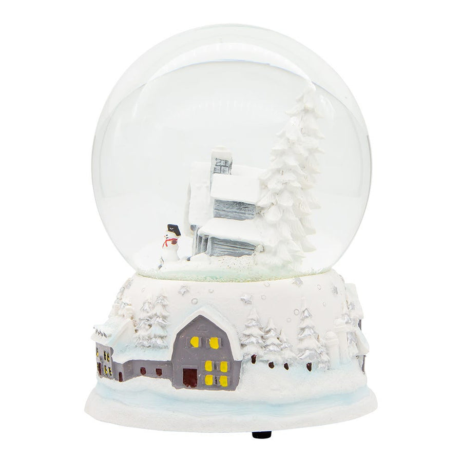 120MM Musical Snowy House Water Globe