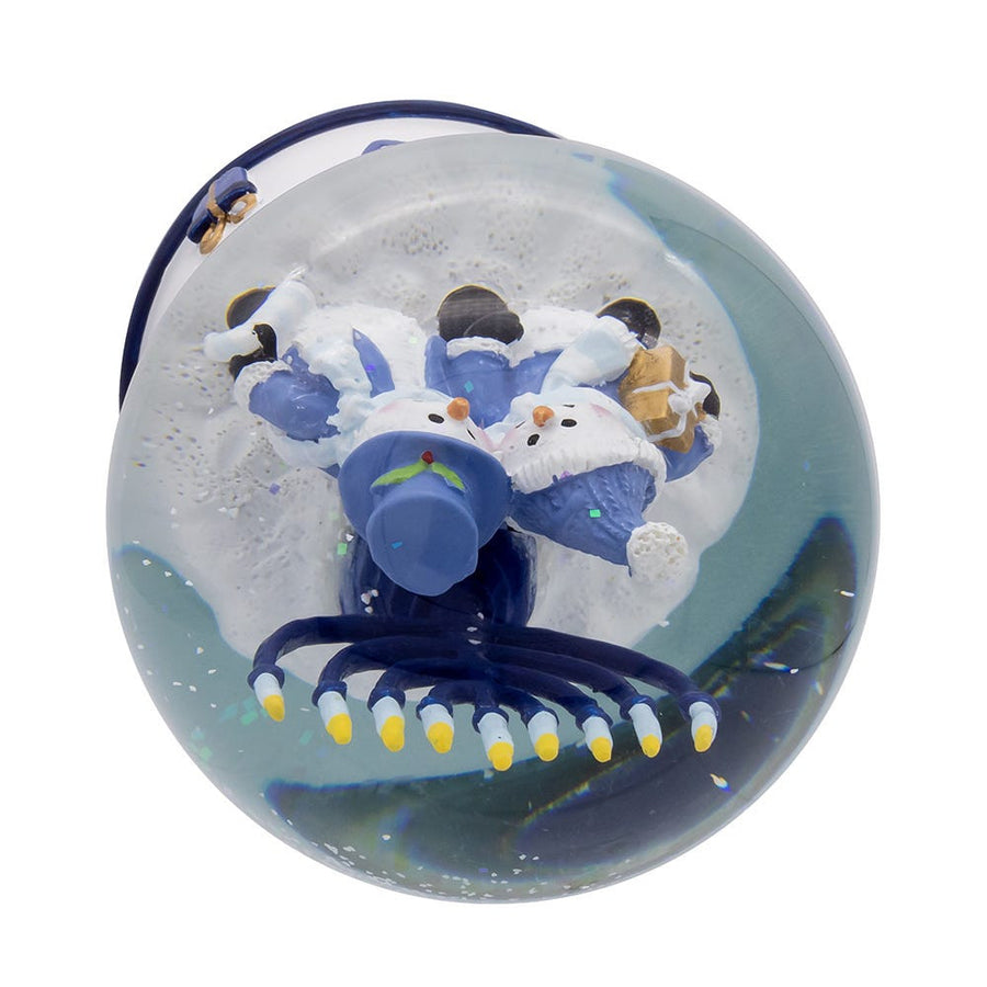 100MM Musical Wind-Up Hanukkah Snowman Water Globe