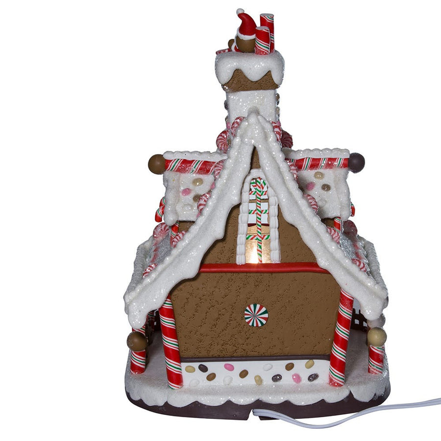 12" Lighted Christmas Gingerbread House