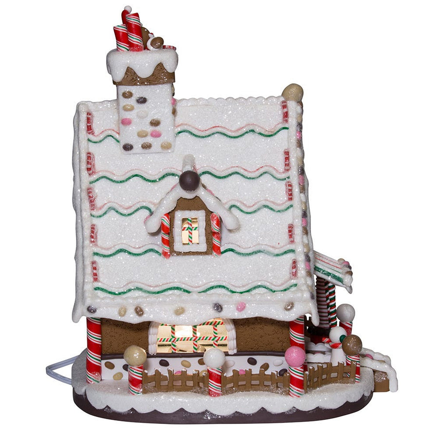 12" Lighted Christmas Gingerbread House