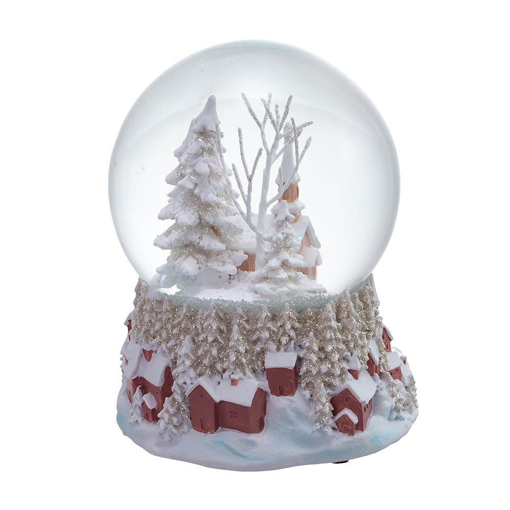 100MM Musical Church Water Globe