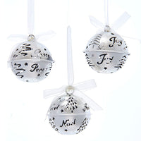 Metal Silver Bell Ornaments
