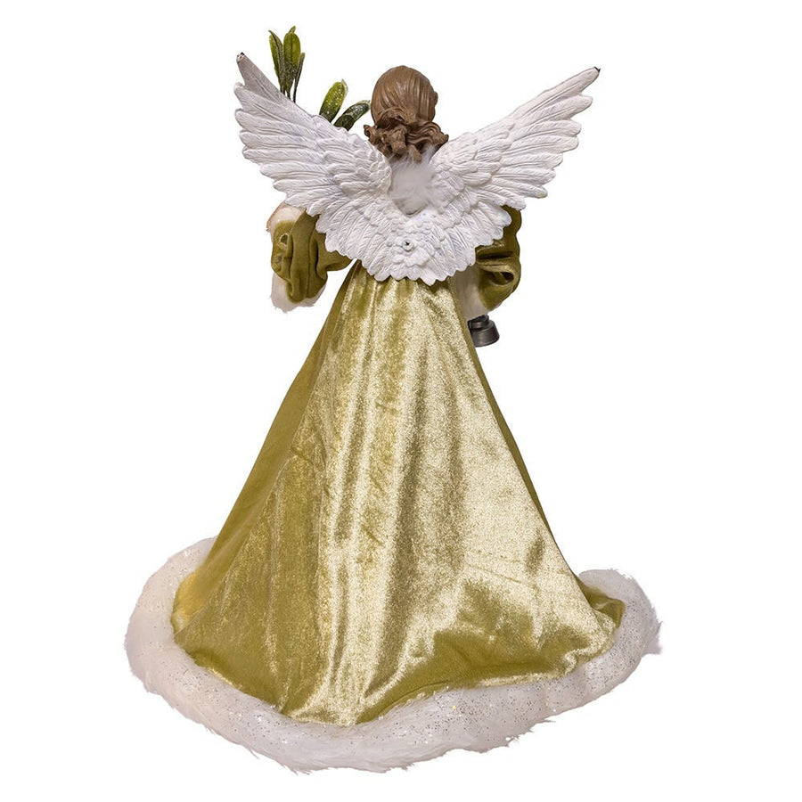 16" Mistletoe Kisses Angel Treetop