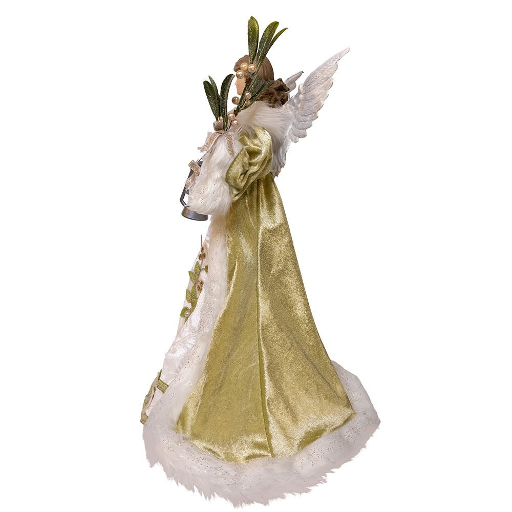16" Mistletoe Kisses Angel Treetop