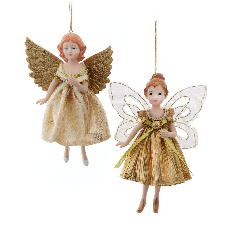 Gold Angel Ornaments