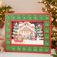 Battery Operated Santa Toy Shop Advent Calendar