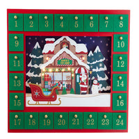 Battery Operated Santa Toy Shop Advent Calendar