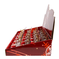Spun Glass Angel Ornaments, 6 Assorted