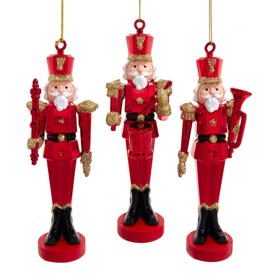 5.5" Plastic Red Nutcracker Ornaments