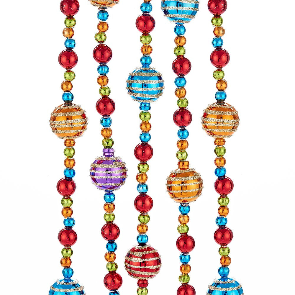Shiny Multicolored Ball Garland