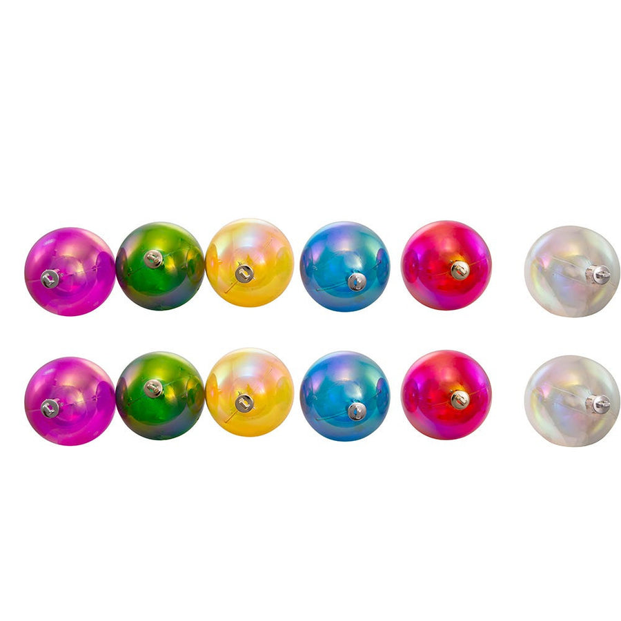 60MM Shatterproof Multicolor Iridescent Ball Ornaments