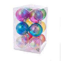 60MM Shatterproof Multicolor Iridescent Ball Ornaments