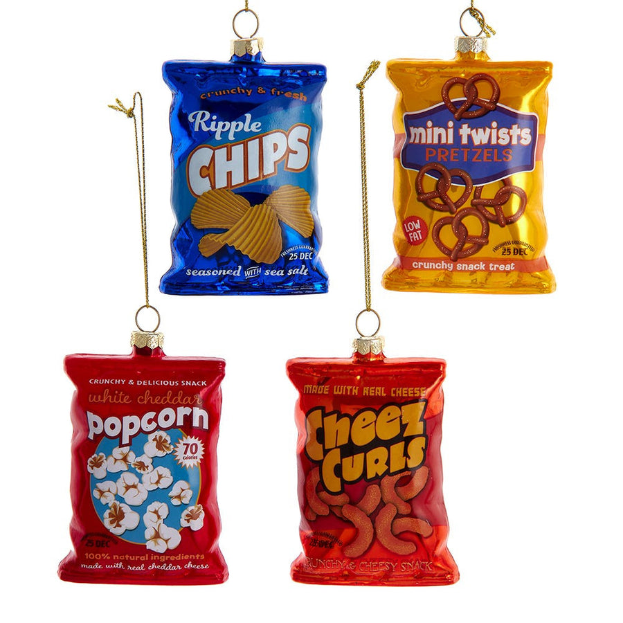 Glass Snack Bag Ornaments