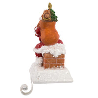 Santa With Gift Box Stocking Hanger