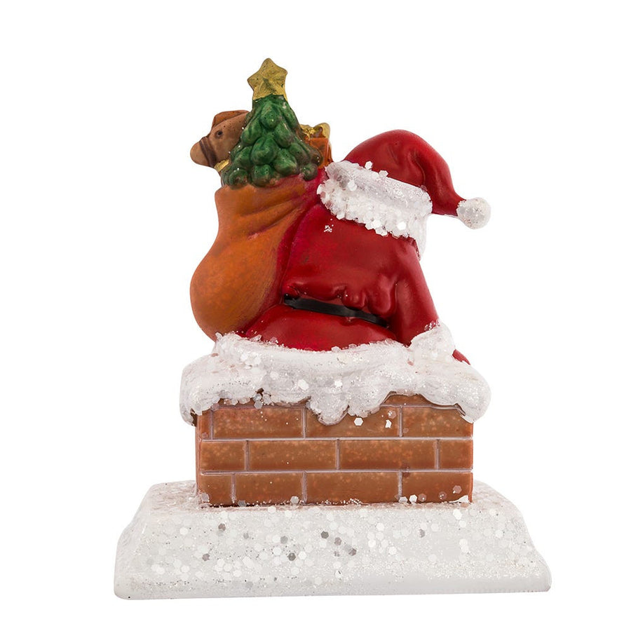 Santa With Gift Box Stocking Hanger