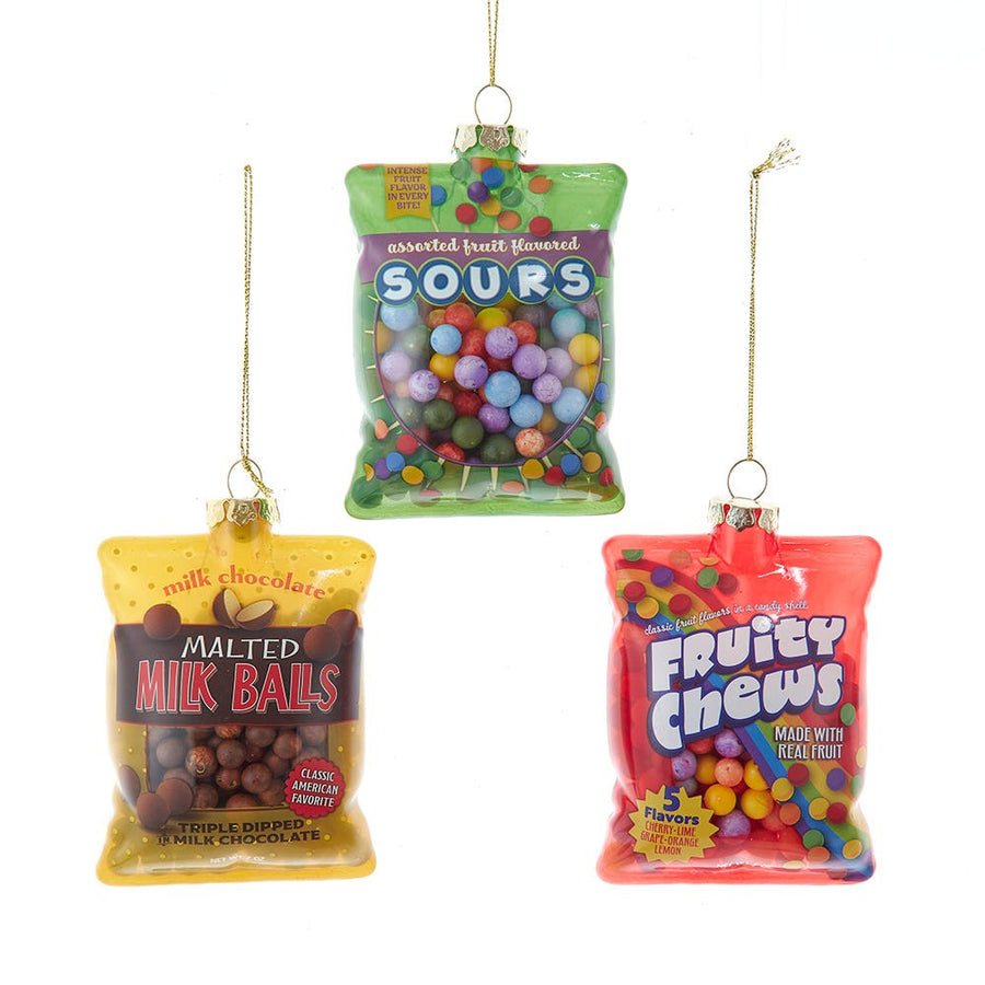 Glass Candy Bag Ornaments