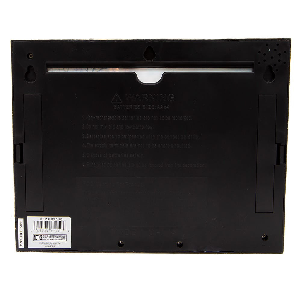 Battery Operated Musical Water Cardinals Frame