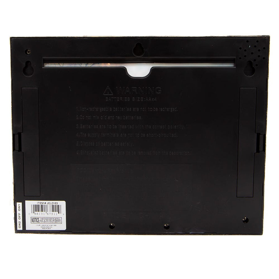 Battery Operated Musical Water Cardinals Frame