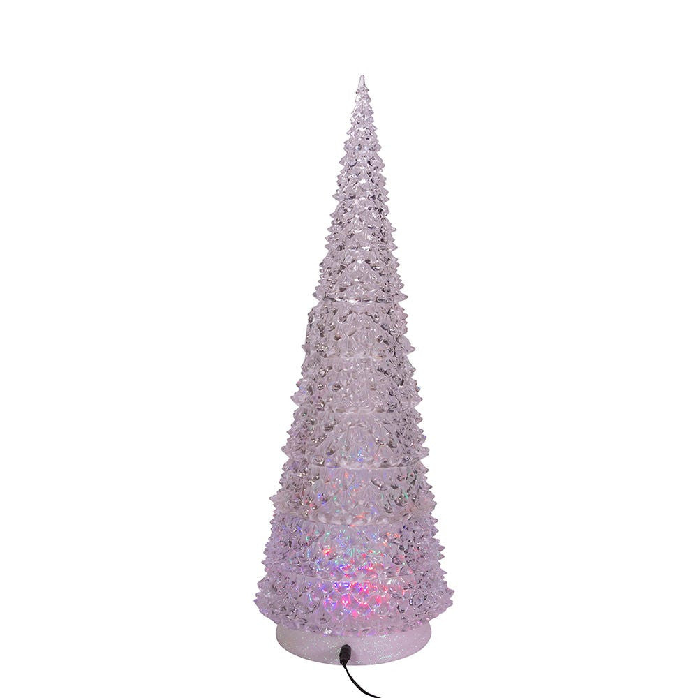 22" Acrylic Tree With 3 Light Color LED Projector
