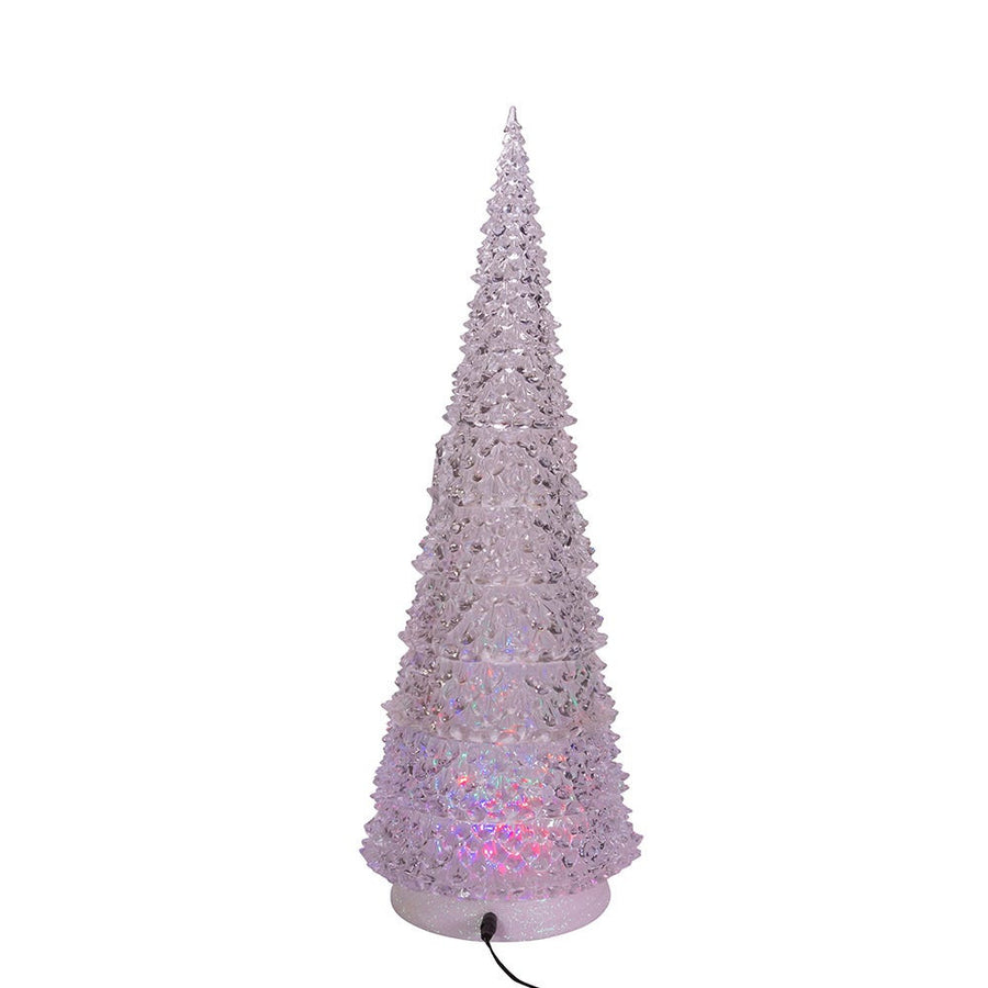 22" Acrylic Tree With 3 Light Color LED Projector