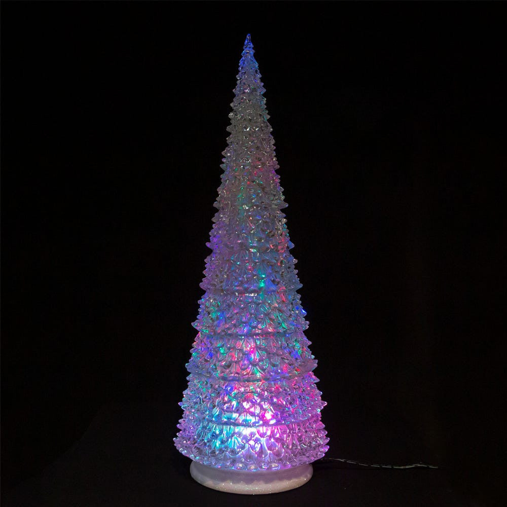 22" Acrylic Tree With 3 Light Color LED Projector