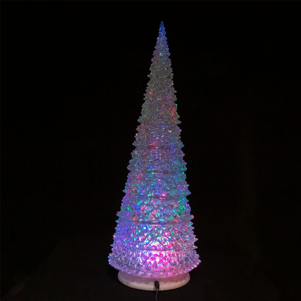 22" Acrylic Tree With 3 Light Color LED Projector