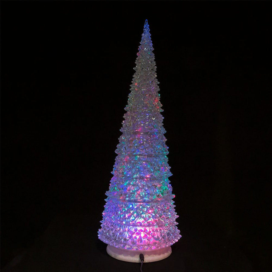 22" Acrylic Tree With 3 Light Color LED Projector