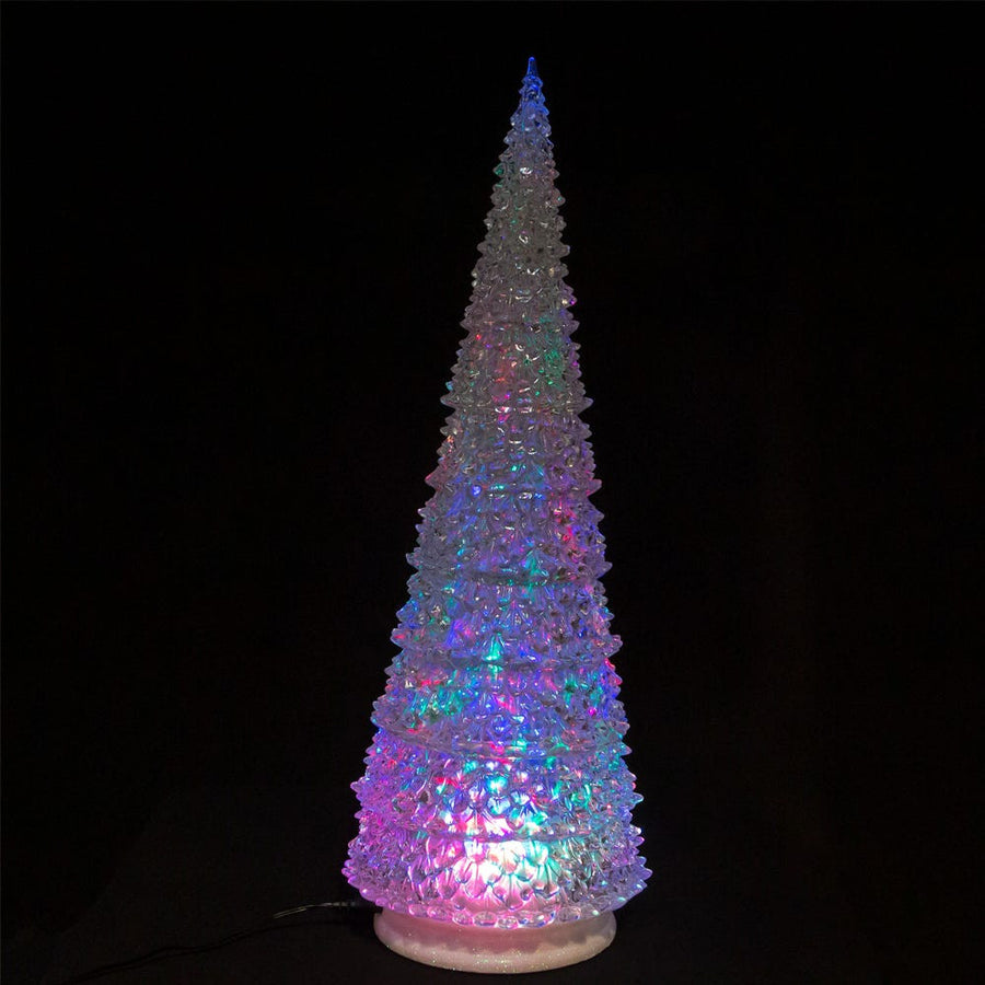 22" Acrylic Tree With 3 Light Color LED Projector