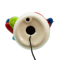 Ceramic Snowman With Bubble Light