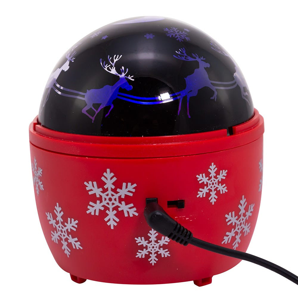 Battery Operated or USB Powered Reindeer Night Light Projector