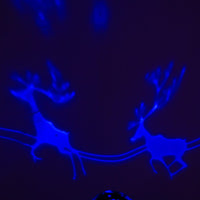 Battery Operated or USB Powered Reindeer Night Light Projector