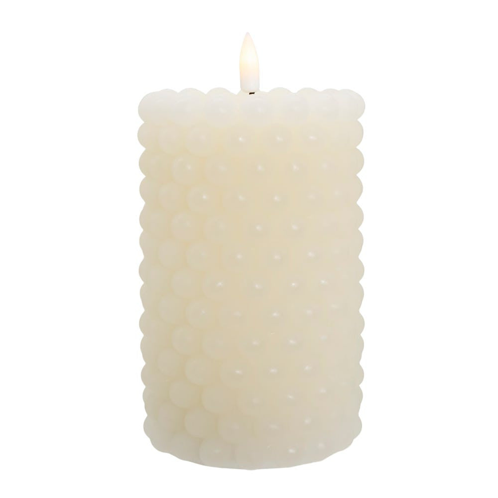 6" Battery Operated LED Flicker Flame Bubble Candle