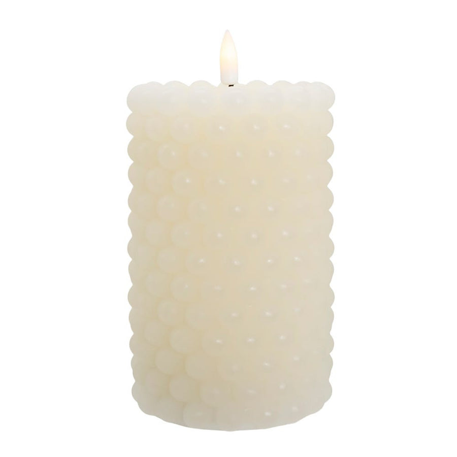 6" Battery Operated LED Flicker Flame Bubble Candle