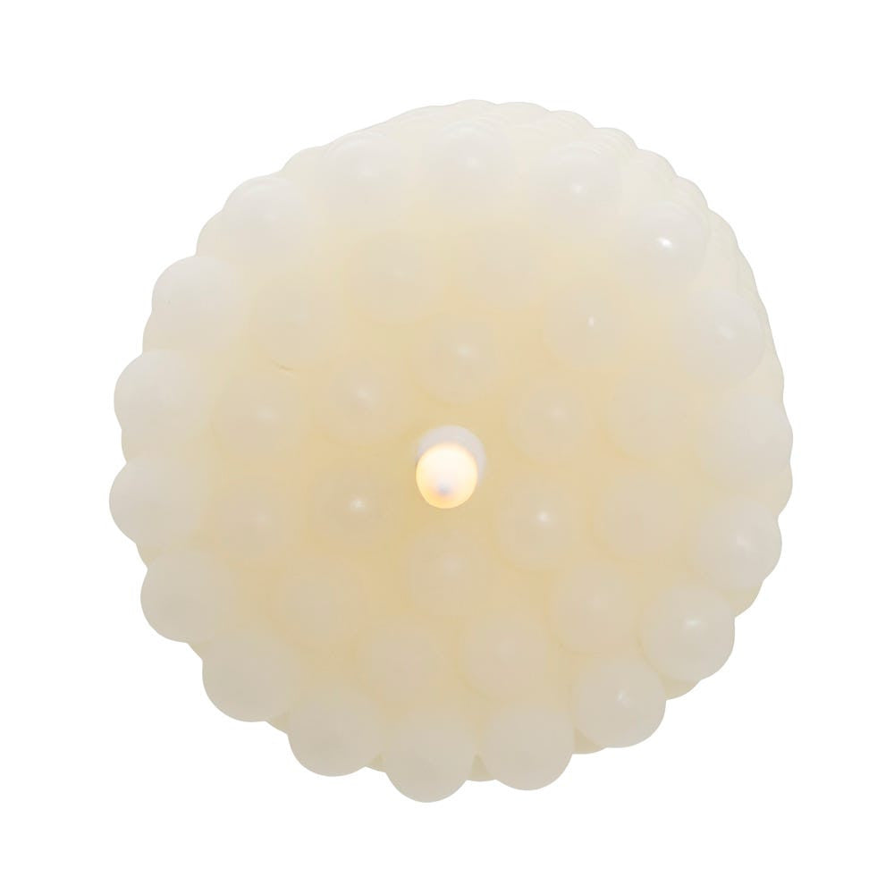 6" Battery Operated LED Flicker Flame Bubble Candle