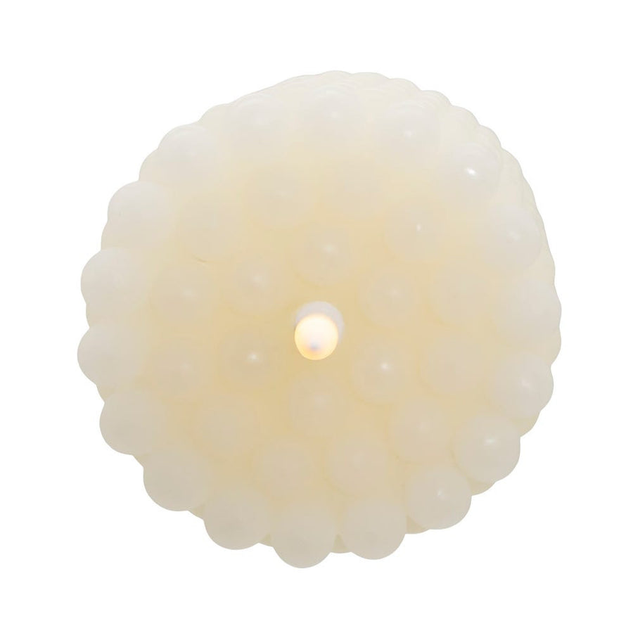 6" Battery Operated LED Flicker Flame Bubble Candle