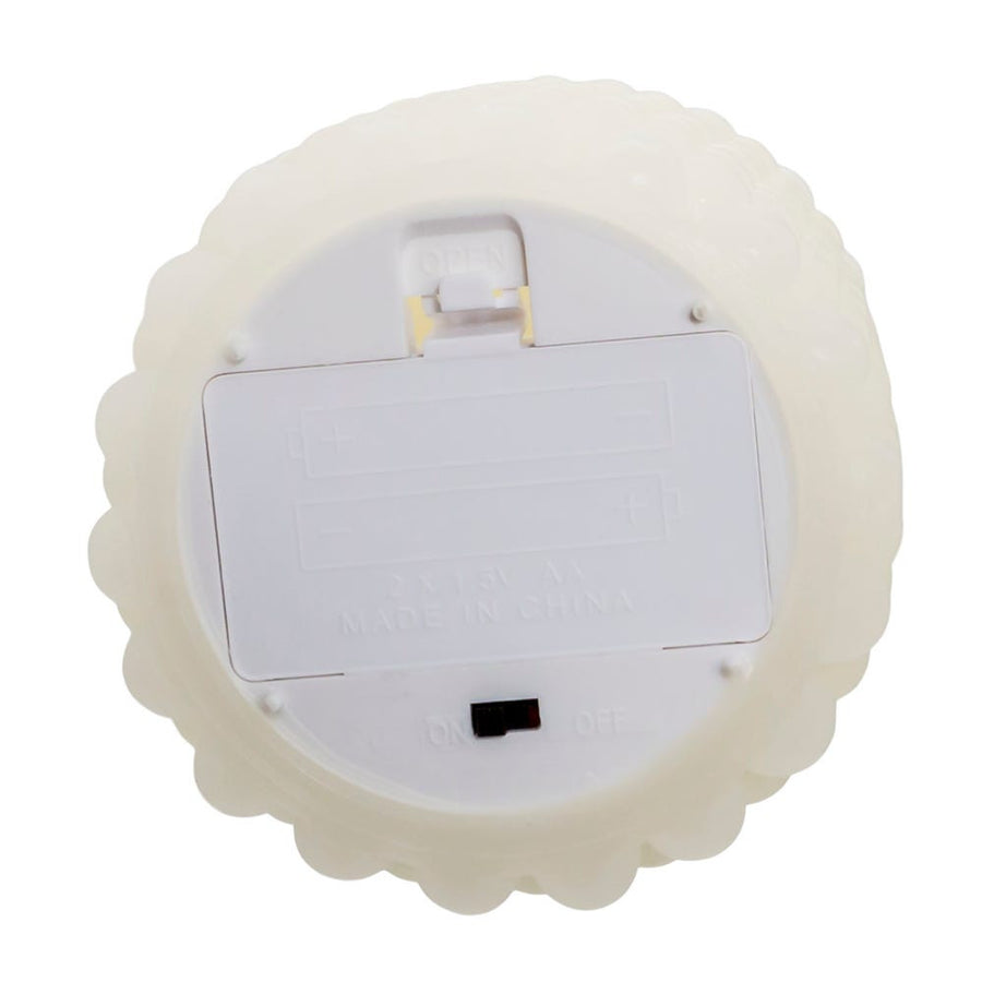 6" Battery Operated LED Flicker Flame Bubble Candle
