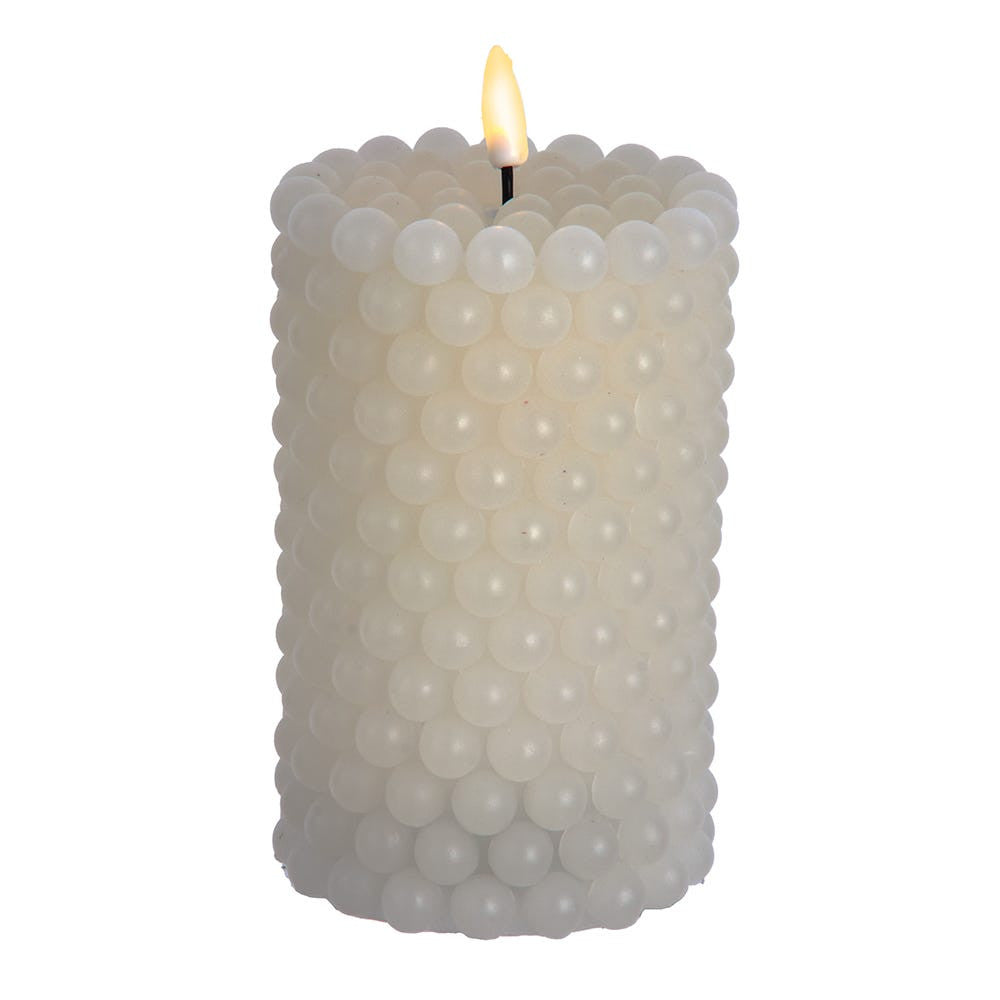 6" Battery Operated LED Flicker Flame Bubble Candle