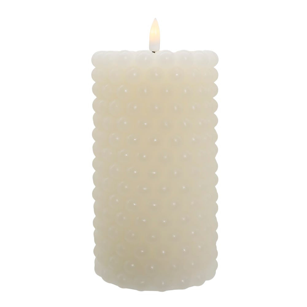 7" Battery Operated LED Flicker Flame Bubble Candle