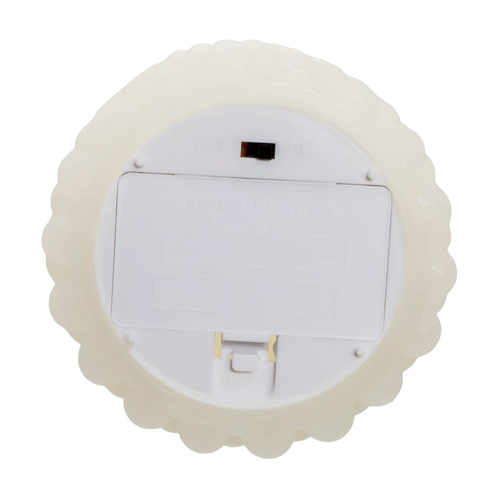 7" Battery Operated LED Flicker Flame Bubble Candle