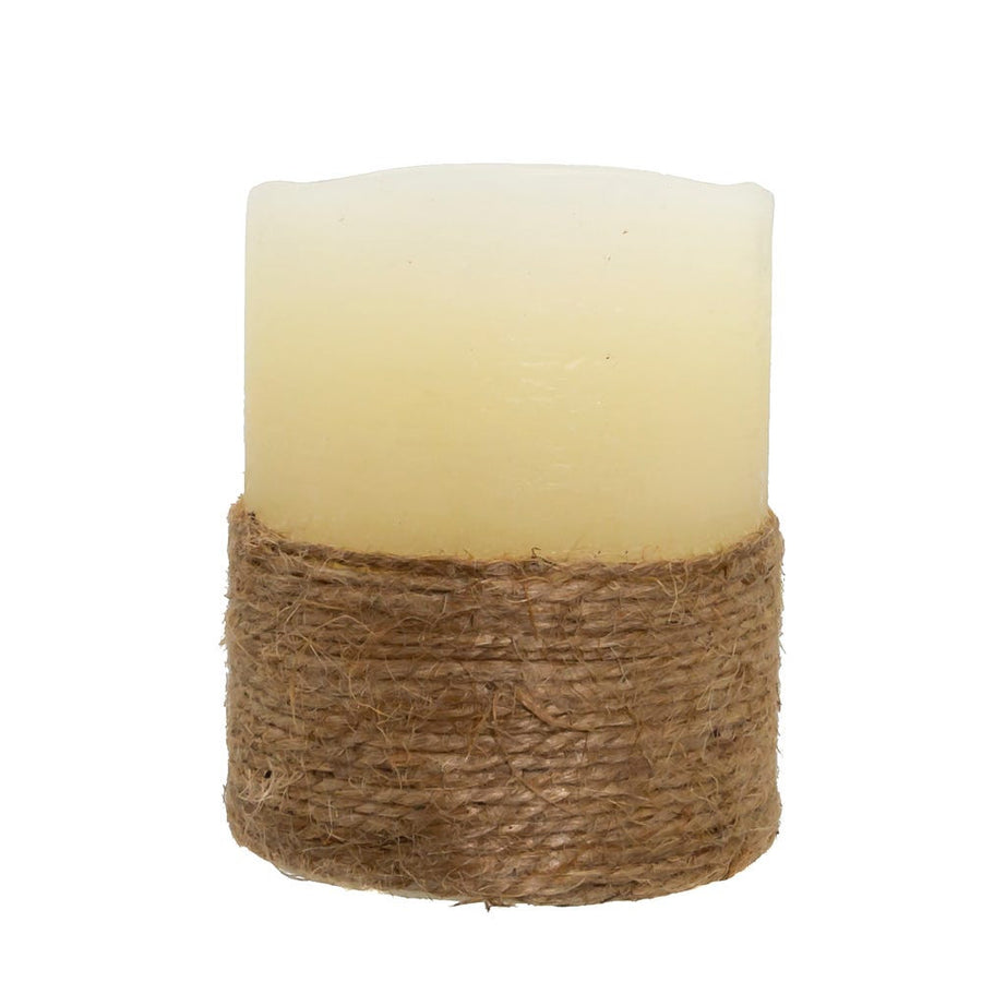Battery Operated LED Rope Candle With Flicker Flame