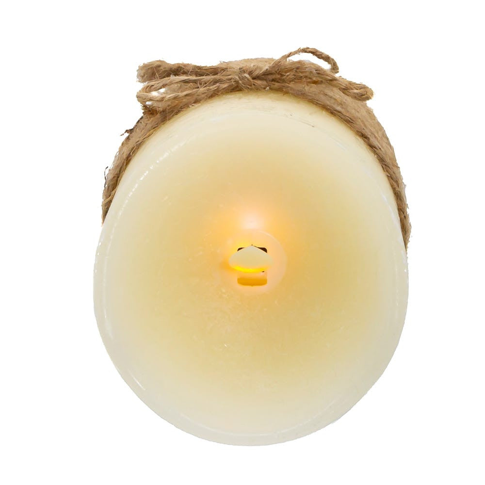 Battery Operated LED Rope Candle With Flicker Flame