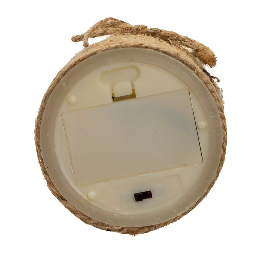 Battery Operated LED Rope Candle With Flicker Flame