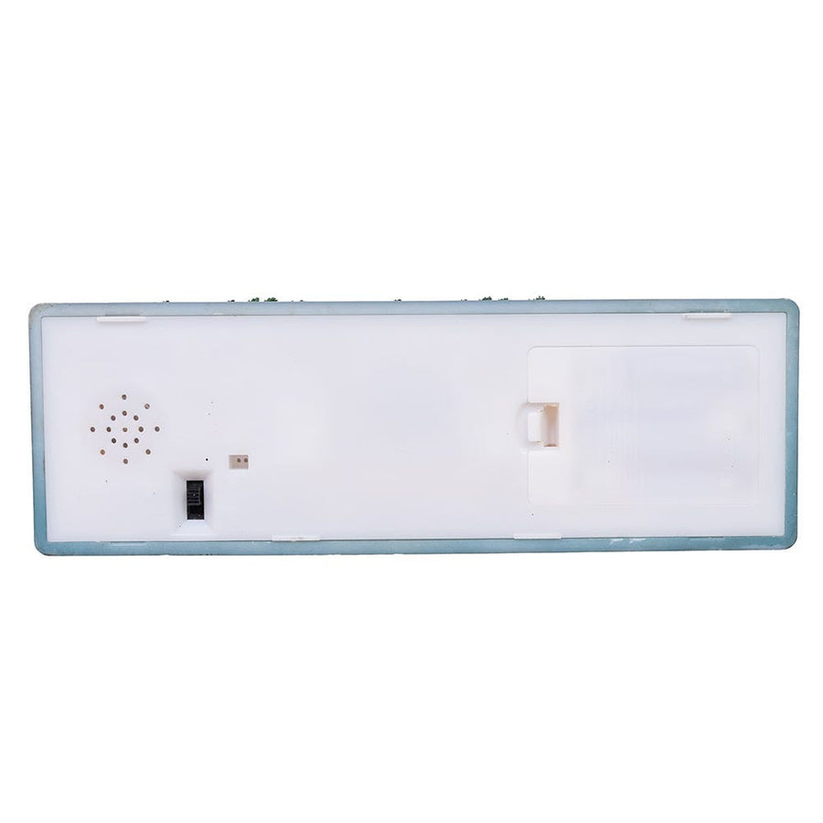 8.375" Battery Operated USB LED Lighted Christmas Shop With Spinning Glitter Water