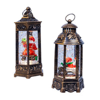 Battery Operated LED Multicolor Santa & Snowman Lanterns